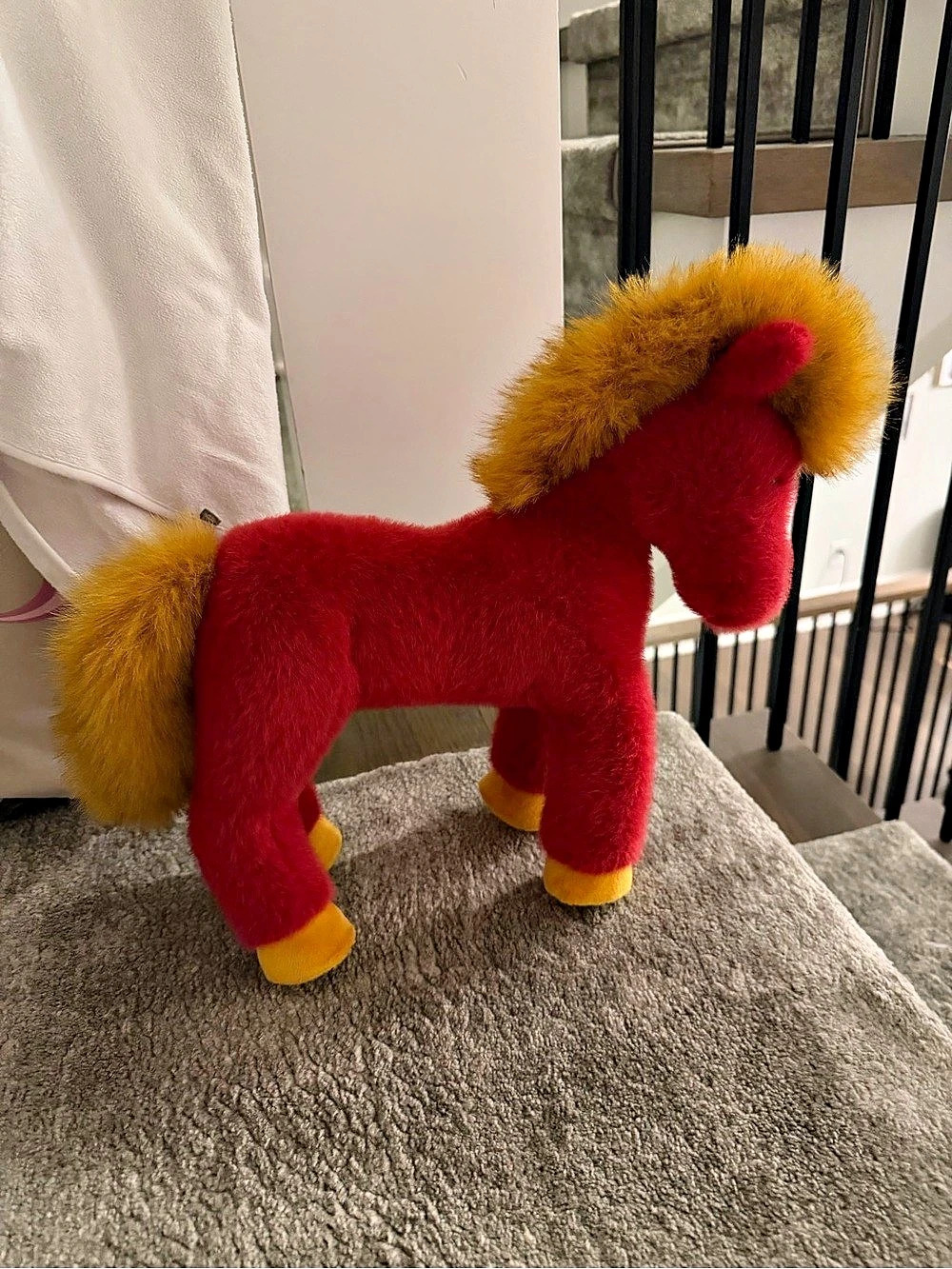 Jellycat festival horse year of the horse Red & Yellow Plush Toy Like New